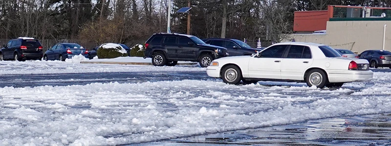 Can you be sued for an icy parking lot?