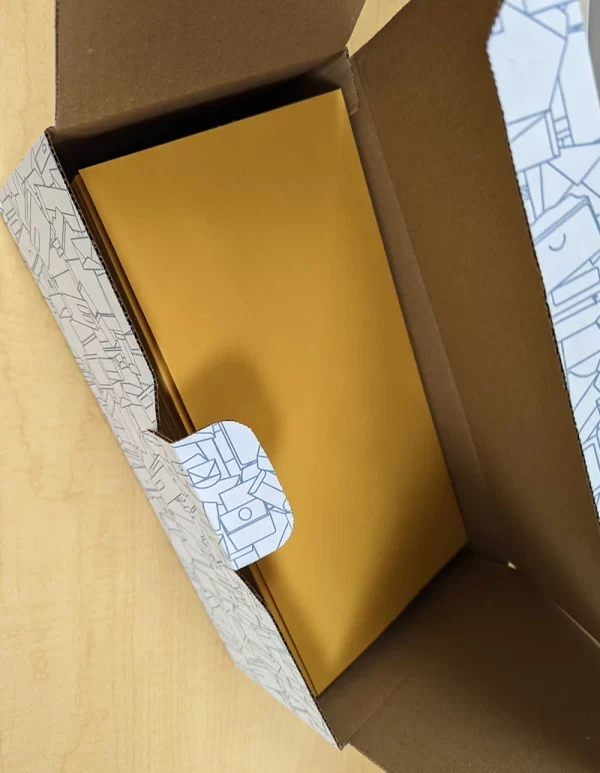 plate envelopes boxed