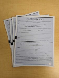 Promissory Note (Pack of 25)